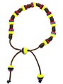 Handmade Tricolor Beaded Bracelet, Colombian Style