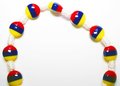 Handmade Tricolor Beaded Bracelet, Colombian Unisex Jewelry