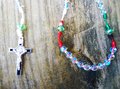 Handmade Virgen Guadalupe Rosary Centerpiece – Catholic Gift