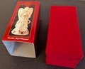 Vintage Set 2000 Madison Avenue Porcelain Two Angels Christmas Ornament In Keepsake Box