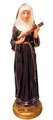 Vintage Saint Rita of Cascia Statue was an Italian Augustinian Nun experienced as a partial stigmata "Patroness of Impossible Causes"
