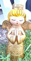 Vintage Japanese Angel Candleholders, Mid Century Christmas Decor (Set of 2)