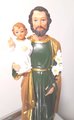 St. Joseph and Child Jesus Figure, Religious Tabletop Statue, Renaissance Collection Home Décor  Style 9 Inch Venerated Catholic Church