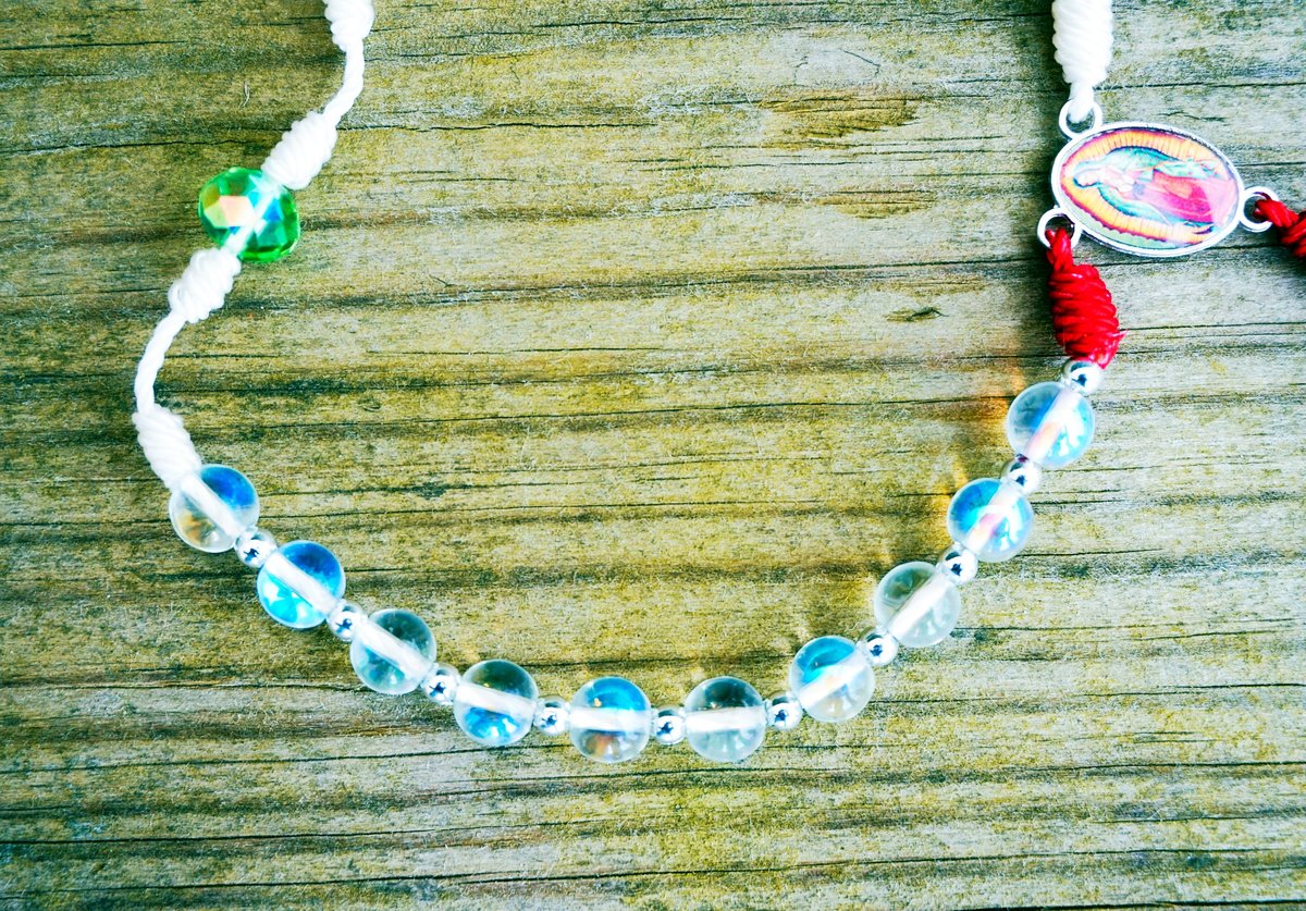 Handmade Virgen Guadalupe Rosary Centerpiece – Catholic Gift