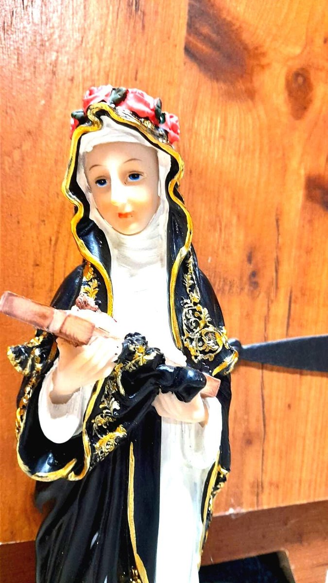 Saint Therese Statue, 13 Inch Resin, Roman Catholic Church