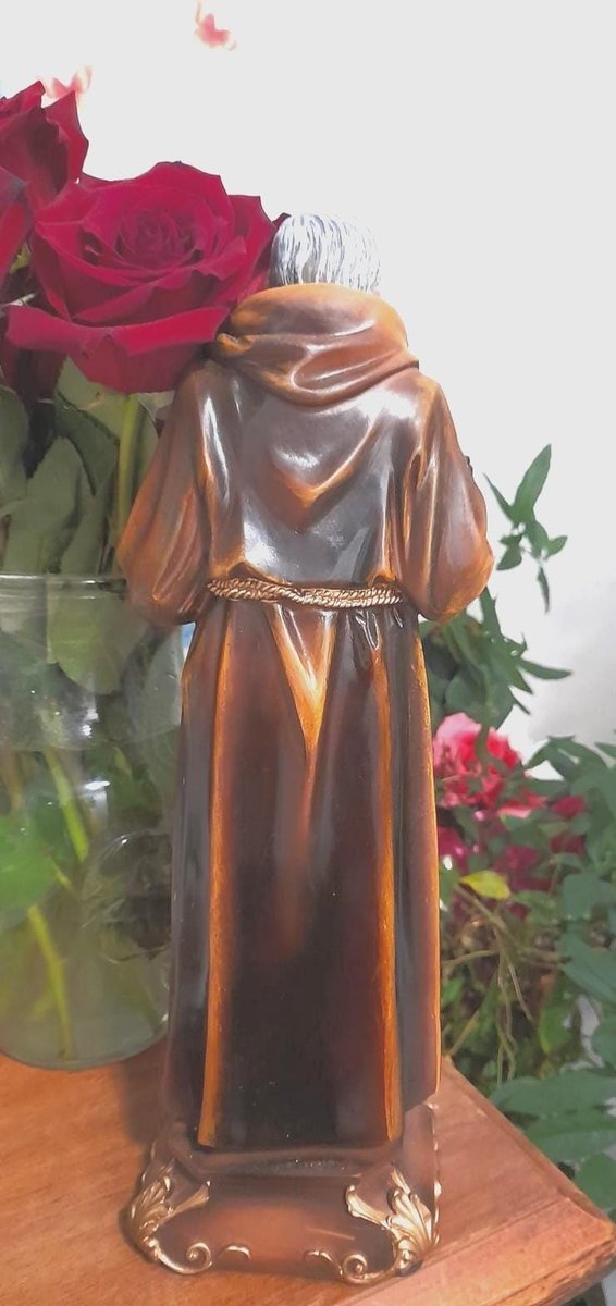 San Padre Pio and also Saint Pius of Pietrelcina Estatue 13 Inc Franciscan Capuchin Priest Stigmatist, and Mystic Estatuilla Religiosa Decor