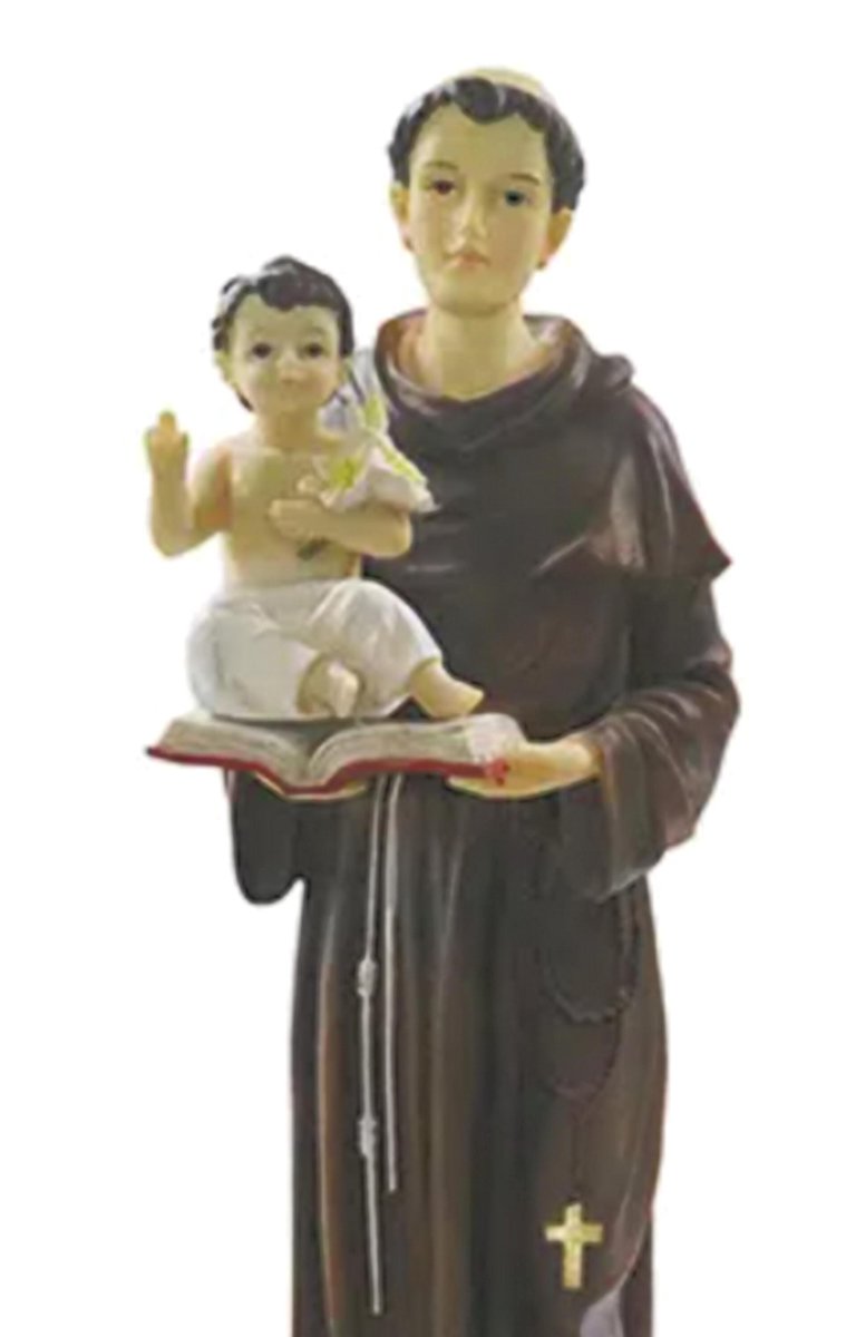 St. Anthony San Antonio Statue Renaissance Collection Home Décor  Style 13 Inch Venerated Catholic Church