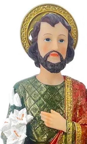 The Holy Family  16" consists of the Child Jesus, the Virgin Mary, and Saint Joseph Beautiful Protection Statue for All Families and Homes
