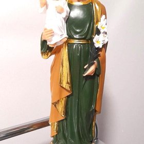 St. Joseph and Child Jesus Figure, Religious Tabletop Statue, Renaissance Collection Home Décor  Style 9 Inch Venerated Catholic Church